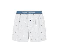 EMPORIO ARMANI Boxershorts Herren Mikrofaser blau gestreift, 4 (S)