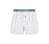 EMPORIO ARMANI Boxershorts Herren Mikrofaser blau gestreift, 7 (XL)