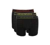 Emporio Armani Herren CORE Logoband 3-Pack Boxer-Shorts, Nero/Nero/Nero, M