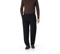 EMPORIO ARMANI Bundfaltenhose Herren Regular Fit schwarz, 52