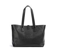 Emporio Armani Business Shopper schwarz, Leder, Herren