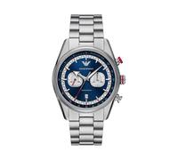 Emporio Armani Herren Analog Quarz Uhr mit Edelstahl Armband AR11676