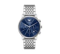 Emporio Armani Chronograph Edelstahl silber Herren
