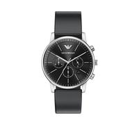 Emporio Armani Chronograph Edelstahl schwarz Herren