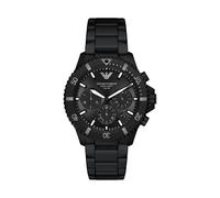 Emporio Armani Herrenuhr Edelstahl schwarz Herren