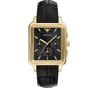 Emporio Armani Chronograph Edelstahl gold, schwarz Herren
