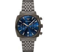 Emporio Armani Chronograph Edelstahl grau Herren