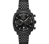 Emporio Armani Chronograph Edelstahl schwarz Herren