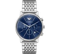 Emporio Armani Herren 42MM Silberfarbene Edelstahl Uhr, AR11771