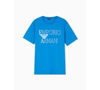EMPORIO ARMANI Crew Neck T-Shirt, Blau (French Blue), M Herren