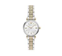 Emporio Armani Damenuhr Edelstahl bicolor Damen