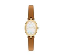 Emporio Armani Damenuhr Edelstahl braun Damen