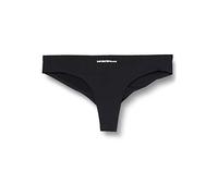 Emporio Armani Damen Brief - Cotton Stretch, Slip, 2-Pack Brief Schwarz L