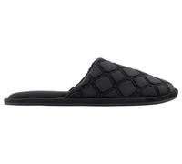 Emporio Armani Damen Chenille Monogram Slippers, Schwarz, 35
