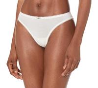 Emporio Armani Damen Emporio Armani Women's Brazilian Dreamy Viscose Lace Briefs, Pale Cream, M EU