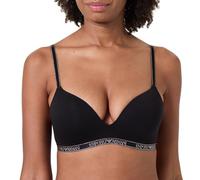 Emporio Armani Damen Essential Studs Gepolsterter Triangel-BH Schwarz M, Schwarz, M