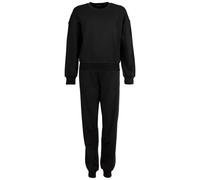 EMPORIO ARMANI Damen Hausanzug - ICONIC TERRY, Tracksuit, Loungewear, Baumwoll-Mix L Schwarz