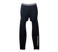 Emporio Armani Damen Hose Leggings lang Stretch Baumwolle sportlich mit sichtbarem Gummizug Artikel 164568 4R227 Leggings, 00135 Marine, L