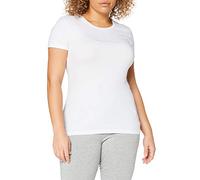 Emporio Armani Damen Iconic Cotton T-Shirt, S, Weiß
