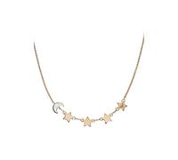 Emporio Armani EG3363221 Damen Kette Mond Sterne Bicolor Rose 44 cm