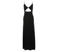 EMPORIO ARMANI Damen Lurex Out of Water Dress Schwarz S, Schwarzer Lurex, 36