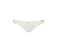 Emporio Armani Damen-Slips, Elfenbeinfarbener floraler Lurex, M