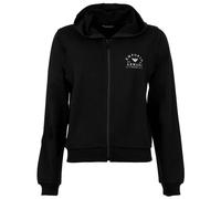 Sweatshirt EMPORIO ARMANI "Sweatjacke ICONIC LIGHT TERRY 1er Pack", Damen, Gr. S, schwarz, Obermaterial: 60% Baumwolle CO. 40% Polyester PES., Sweatshirts Sweatshirt (91152036-S) schwarz