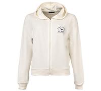 Sweatshirt EMPORIO ARMANI "Sweatjacke ICONIC LIGHT TERRY 1er Pack", Damen, Gr. S, weiß, Obermaterial: 60% Baumwolle CO. 40% Polyester PES., Sweatshirts Sweatshirt (96841504-S) weiß