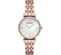 Emporio Armani Damen-Zweizeiger-Armbanduhr aus Edelstahl, 32 mm Gehäusegröße
