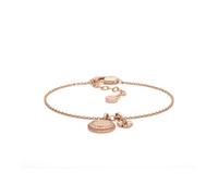 Emporio Armani Damenarmband – Edelstahl oder Messing – roségoldener Karabinerverschluss