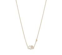 Kette mit Anhänger EMPORIO ARMANI "LOGO, WOLKE, EGS3060710" Halsketten Gr. Metall, gelb (gelbgoldfarben, perlmuttfarben, weiß, weiß) Damen Ketten mit Anhänger Perlmutt und Zirkonia (97894434-0)