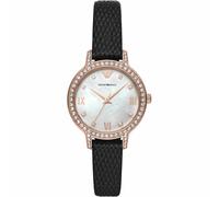 Emporio Armani Damenuhr AR11485 für Damen in Roségold und Schwarz AR11485