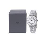 Emporio Armani AR1908 GIANNI T-BAR Uhr Damenuhr Edelstahl Silber