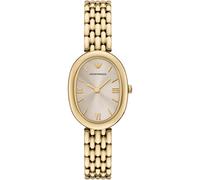 Quarzuhr EMPORIO ARMANI, gold (gelbgoldfarben), Armbanduhren, Damen, Armbanduhr, Damenuhr, Edelstahlarmband, analog (76345530-0) gelbgoldfarben