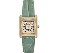 Emporio Armani Damen Analog Quarz Uhr mit Leder Armband AR11661