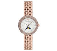 Emporio Armani Damenuhr Quartz Rosegold Einheitsgröße