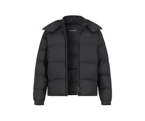 EMPORIO ARMANI Daunenjacke Herren Stehkragen Mikrofaser schwarz, 56 (XXL)