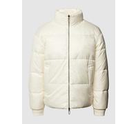 Emporio Armani Daunenjacke mit Stehkragen in Offwhite, Größe 56