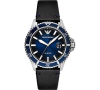 Emporio Armani Diver Schwarz Herren Armbanduhr AR11516 Einheitsgröße