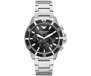 Emporio Armani Diver Silber Herren Armbanduhr AR11360 Einheitsgröße