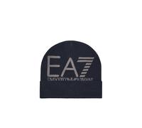 Emporio Armani EA7 Beanie Hat Mountain Visibility Mütze Herren, Blau/Volcanic, 56