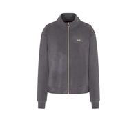 Emporio Armani EA7 Damen-Sweatshirt mit durchgehendem Reißverschluss, 7W000191, Asphalt, M