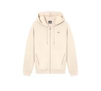 Emporio Armani EA7 Damen Sweatshirt mit Kapuze Core Lady in Interlock aus Modal-Stretch-Mischung, 7W000192, Fog Beige, L
