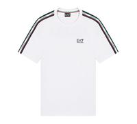 Emporio Armani EA7 - Jersey T-Shirt - - Tops - Herren - Weiß - XS
