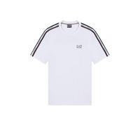 Emporio Armani T-Shirt EA7 7M001861 Rundhalsausschnitt Baumwolljersey Italian Spirit Weiß XL