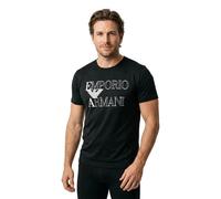 Emporio Armani Herren T-Shirt Em000574_af20434 Bold Logo Rundhals Schwarz M