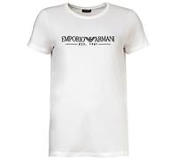 EMPORIO ARMANI Damen T-Shirt - EVERYDAY COTTON, Rundhals, Regular Fit Weiß S