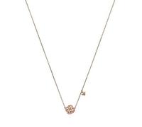 Emporio Armani Halskette Für Frauen, Gesamtlänge: 40Cm + 7Cm Verstellbare Kette Größe Knoten: 9mm Rose Gold Sterling Silber Halskette, EG3537221
