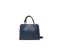 Emporio Armani Handtasche aus Kunstleder, 25,5 x 20 x 13 cm, Marineblau, mit verstellbarem Schultergurt, Marineblau