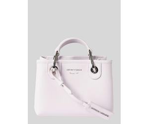 Emporio Armani Handtasche mit Label-Print Modell 'MYEA' in Hellrosa, Größe 1